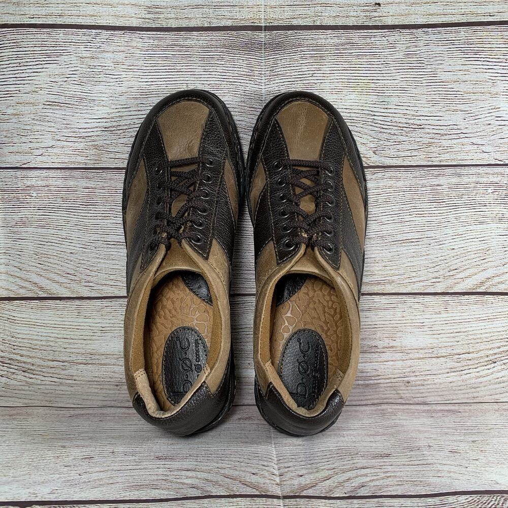 Born Monica Womens Size 8 Oxford Lace Up Shoes Sneakers Tan Brown Leather Walk - Picture 8 of 9